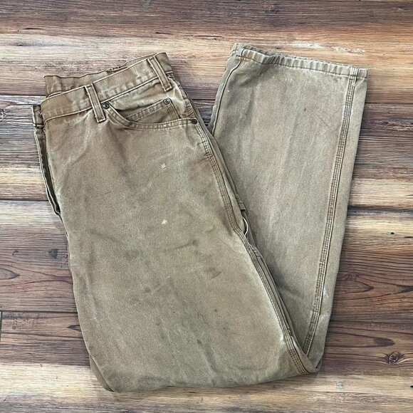 Dickies Other - Tan Baggy Dickies Carpenter pants